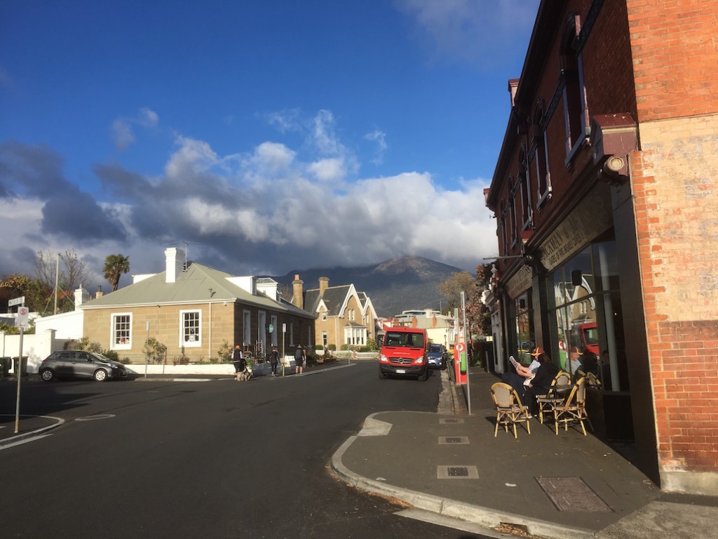 View of Mt Wellington from Hobart