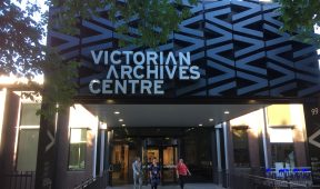 Facade of the Victorian Archives Centre