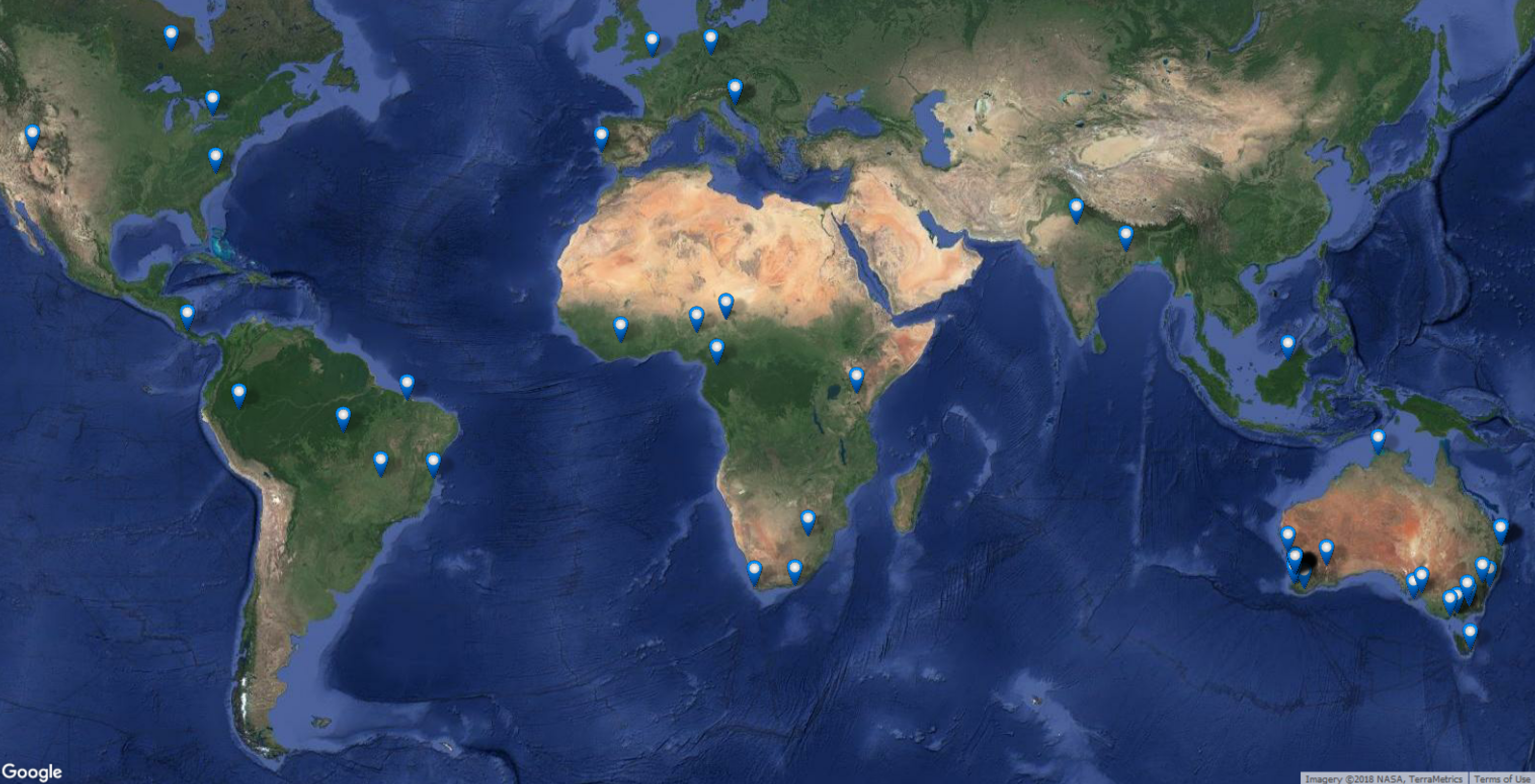 QGIS Participants Map